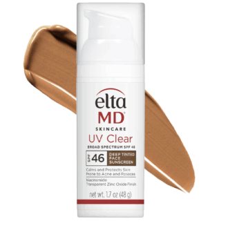 eltamd uv clear broad spectrum 46 deep tinted